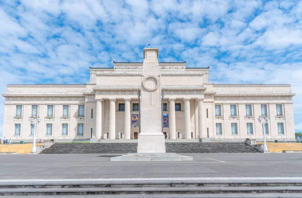 Beautiful view of Auckland War Memorial Museum.