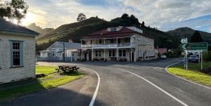 The Whangamomona Hotel on the Forgotten World Highway is a highlight of the trip.