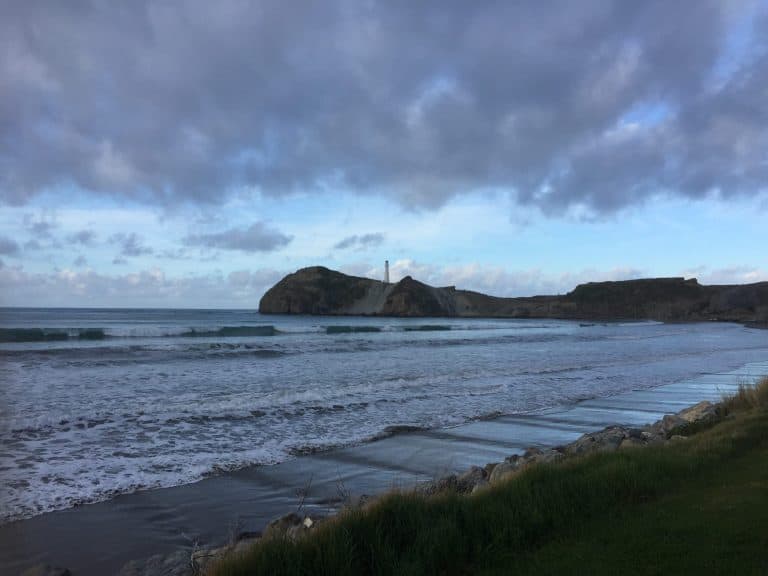 Castlepoint lighthouse from Jetty Road scaled 768x576